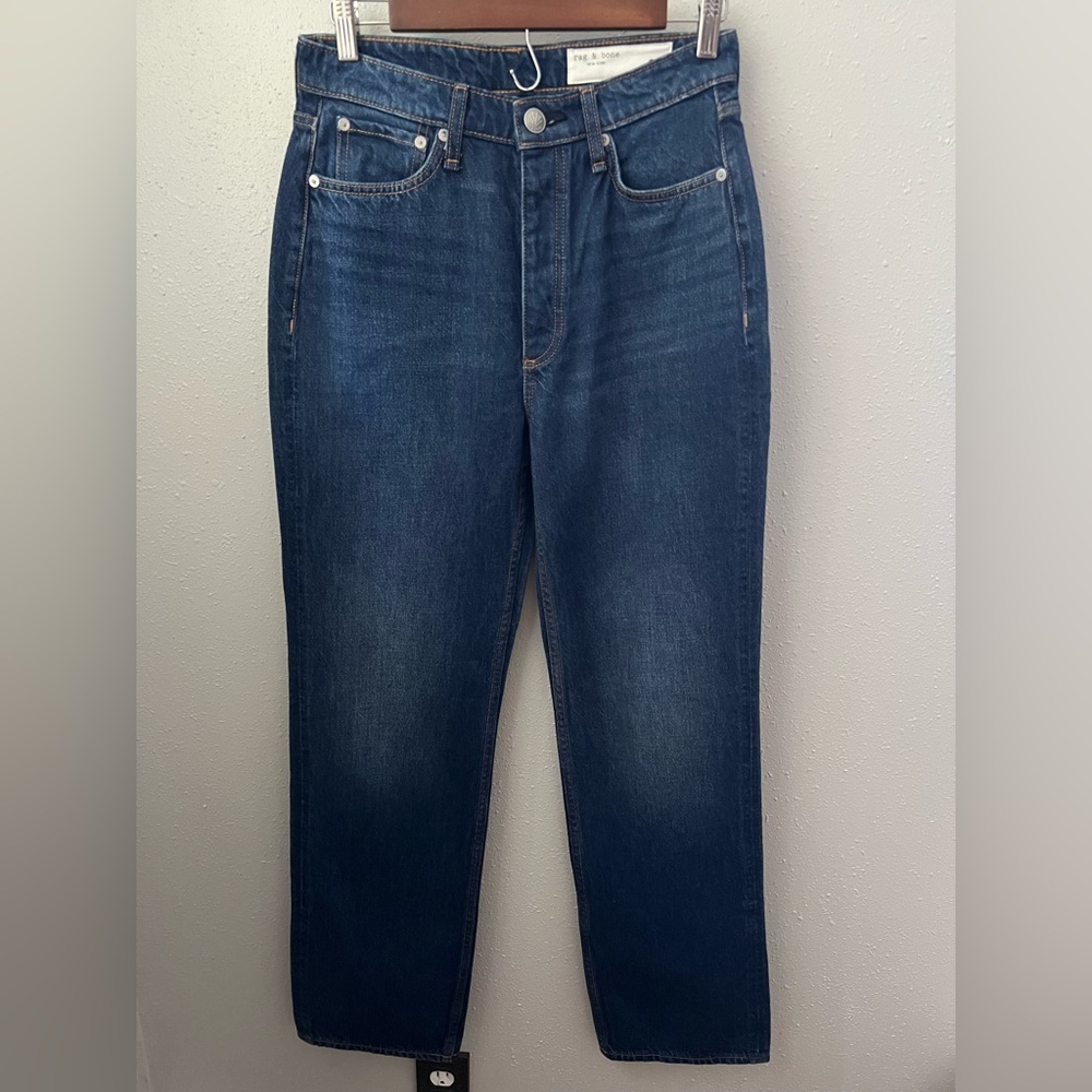 Rag & Bone Alex High Rise Straight in Stowe Size 27 New - Picture 5 of 12